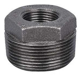 Prosource B241 40X20 Pipe Bushing, 1-1/2 x 3/4 in, MIP x FIP, Malleable Iron, SCH 40 Schedule, 300 psi Pressure